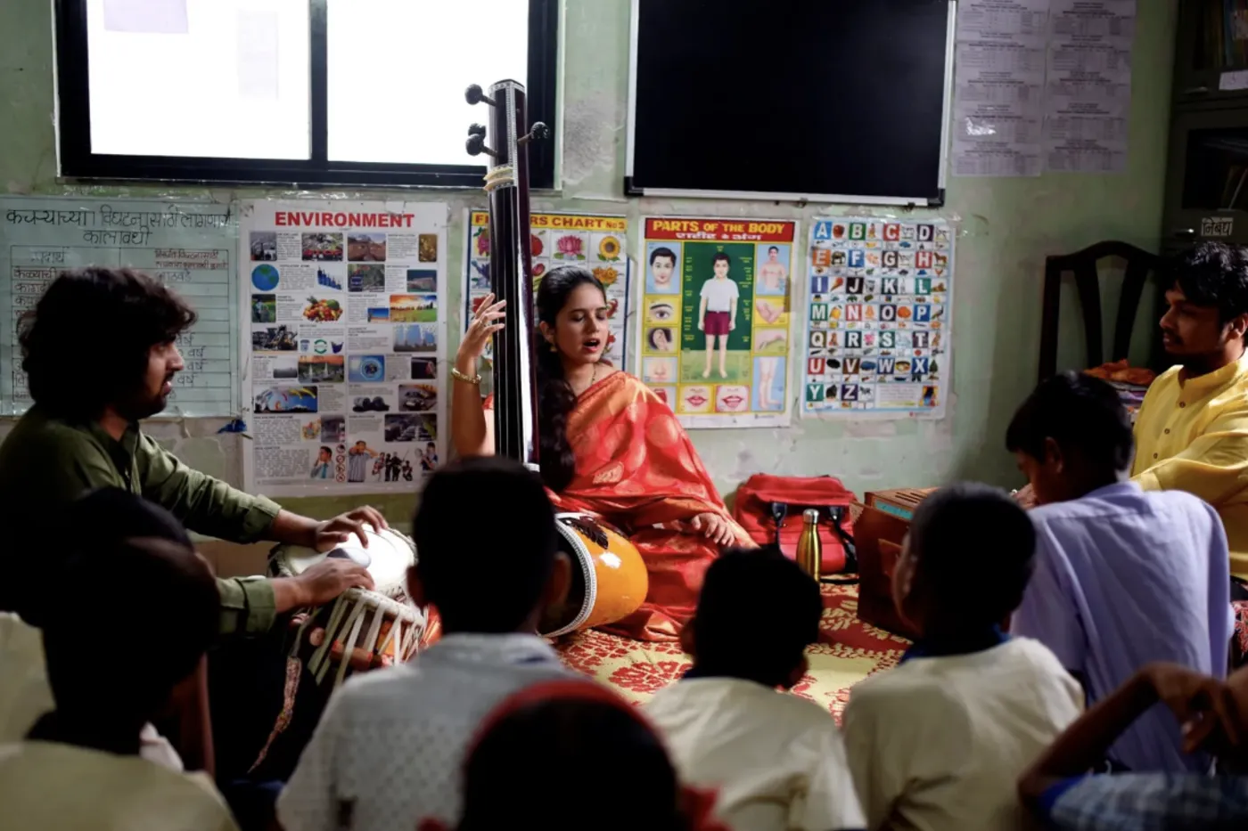 A Baithak Foundation music session in progress
